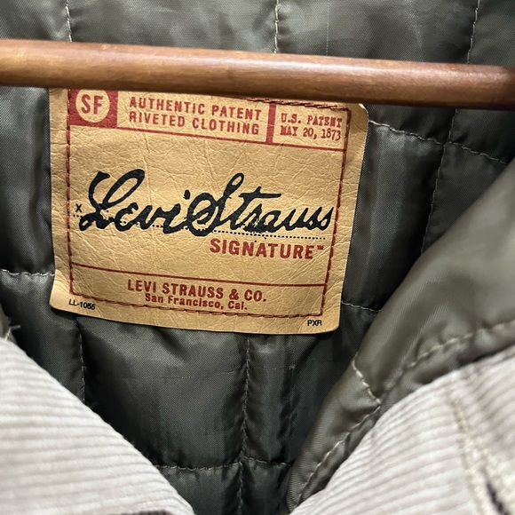 Levi's Men's Corduroy Tan Sherpa-Collar Jacket Size L Vintage Signature - Picture 3 of 16